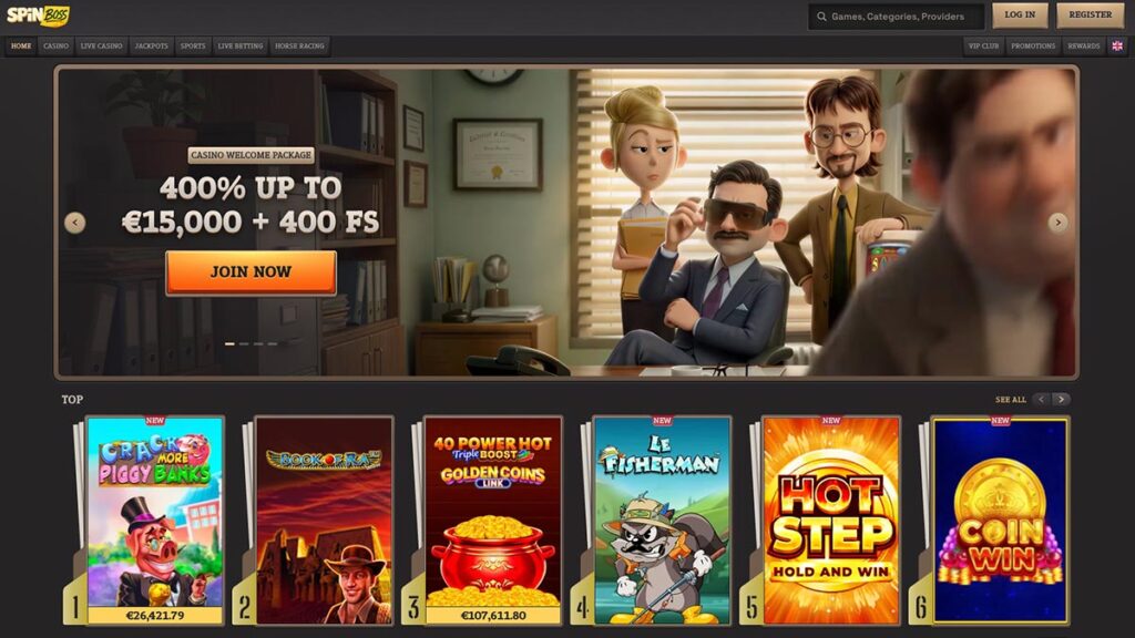 homepage van beste nederlandse goksite spinboss